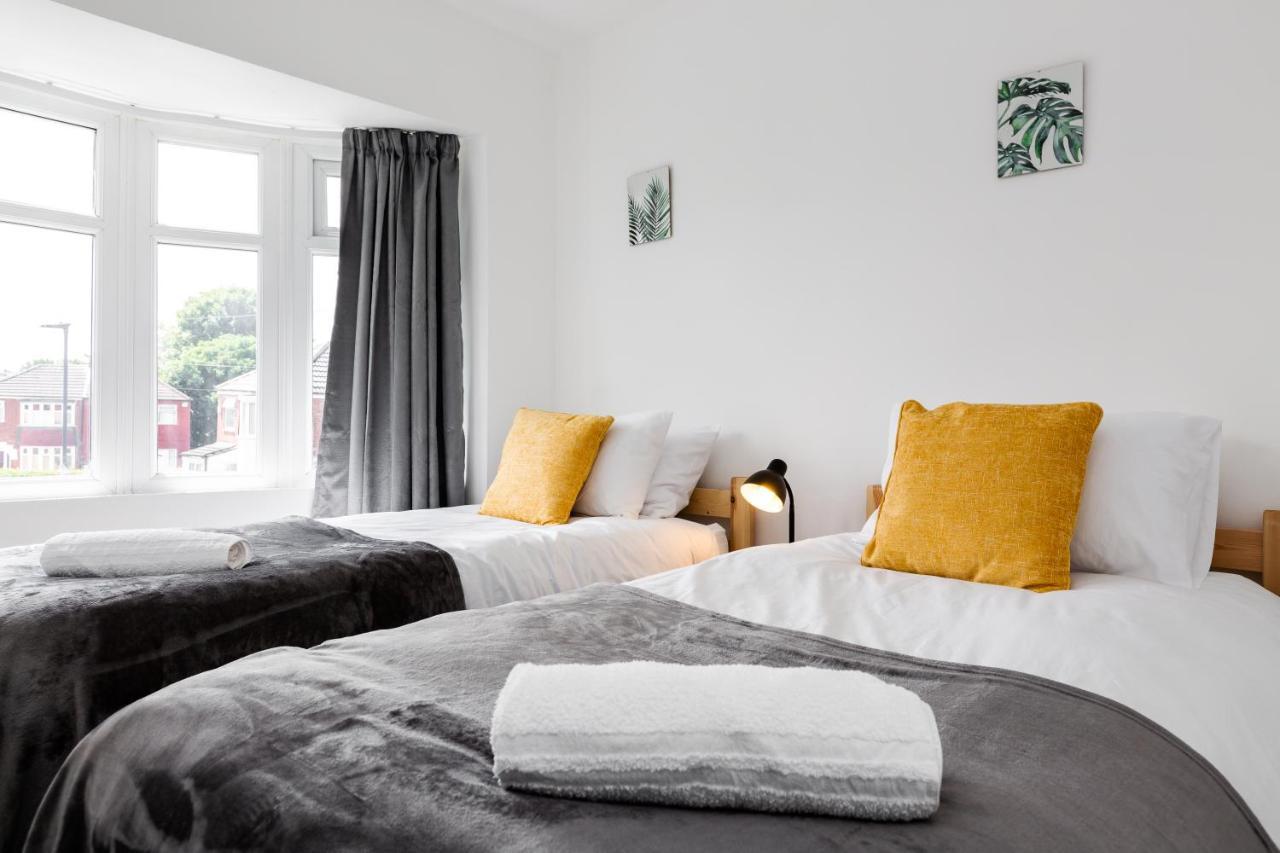 1 Mile To Etihad Stadium & Coop Arena, Free Parking, 7 Ppl Villa Manchester Exterior photo